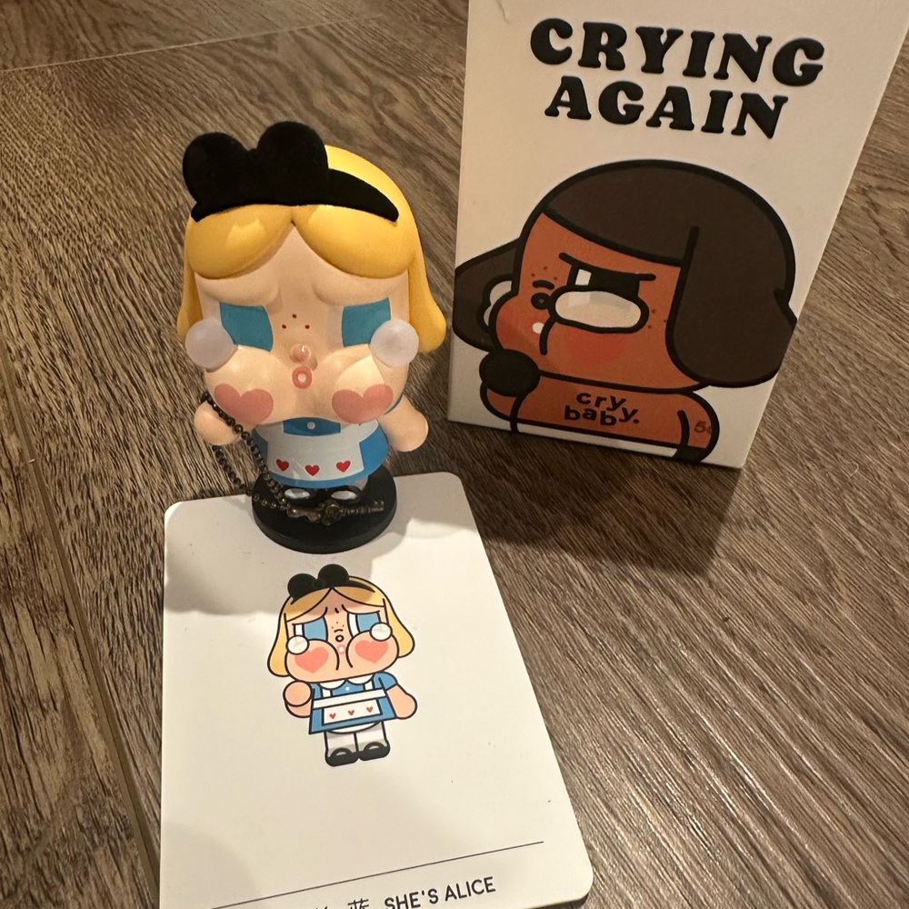Official Cry Baby Crying Again Series Vinyl Figures - She’s Alice